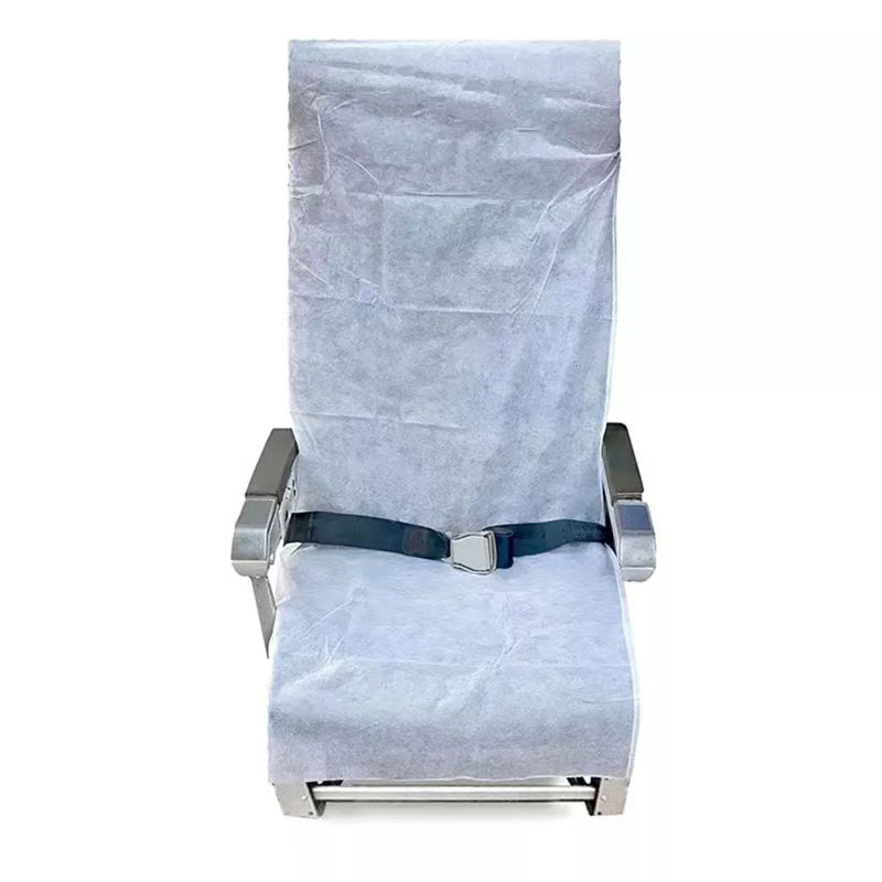 Disposable non-woven seat protective cover for bus